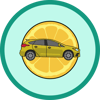 car with a lemon